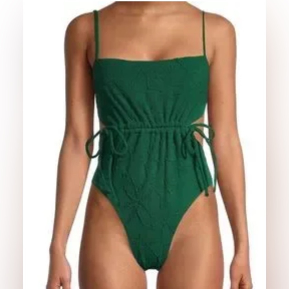 Agua by Agua Bendita Green Swimsuit - Picture 1 of 10